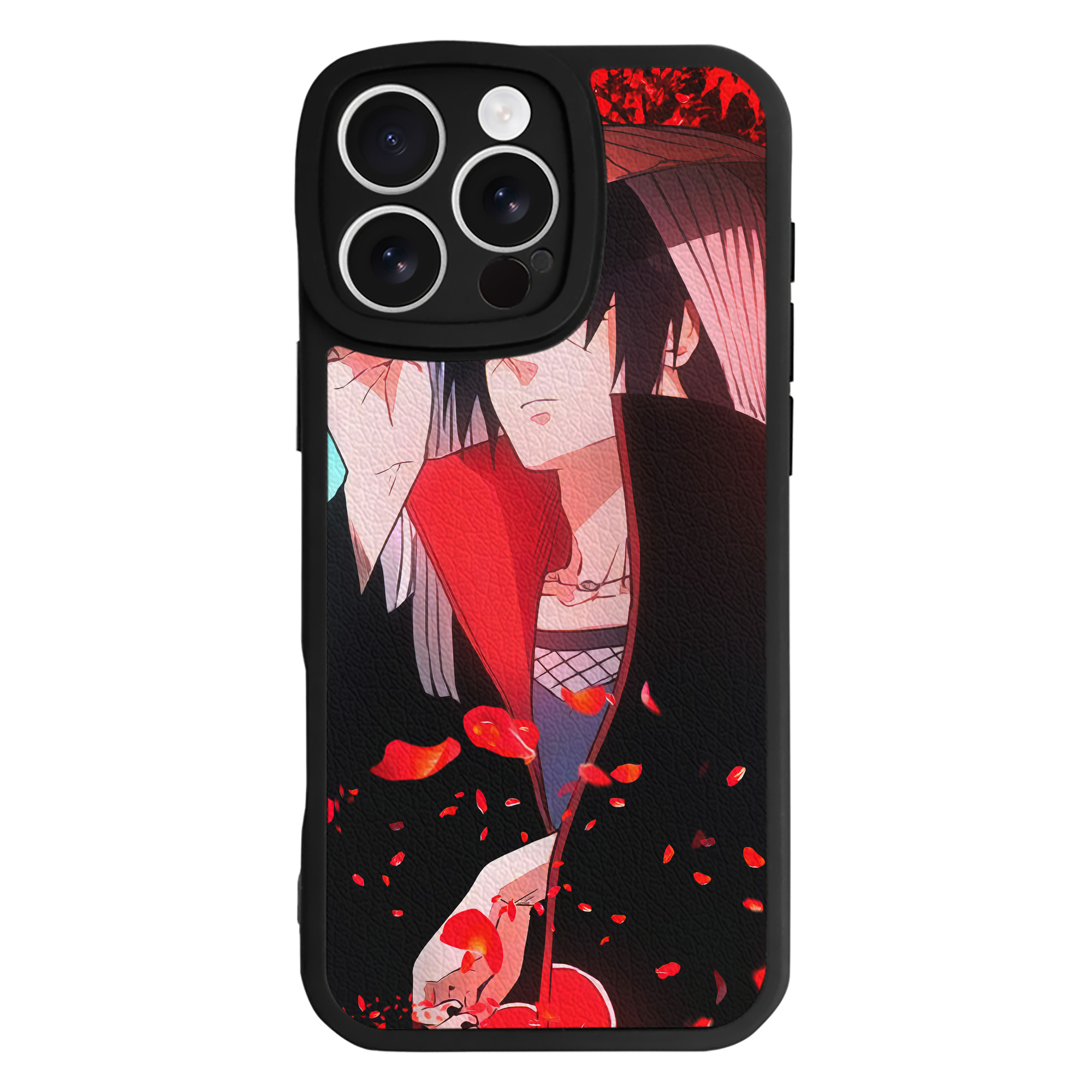 （画像用） NARUTO -ナルト- NARUTO -ナルト- 疾風伝 【iPhone 16シリーズ対応】シリコンスマホケース（レザー調） 材質：シリコン